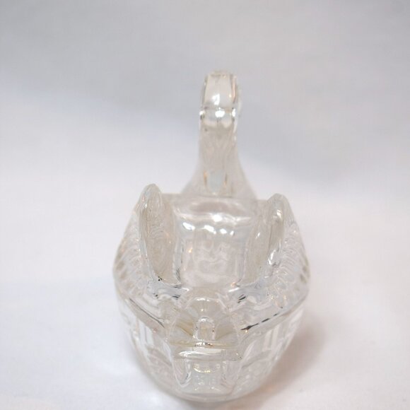 VTG Crystal Swan Bird on Nest Trinket Dish - Picture 4 of 6